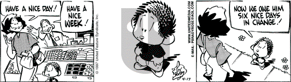 Rose is Rose on Thursday April 17, 1997 Comic Strip