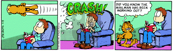 Garfield on Tuesday July 13, 1993 Comic Strip