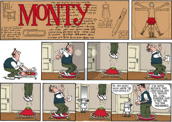 Monty on Sunday March 30, 2014 Comic Strip