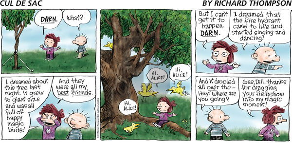 Cul de Sac on Sunday May 22, 2011 Comic Strip