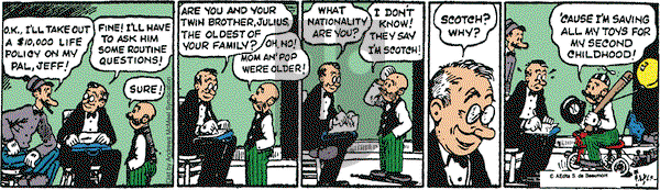 Mutt & Jeff - Tuesday July 16, 2024 Comic Strip