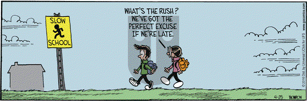 Grand Avenue on Monday April 25, 2016 Comic Strip