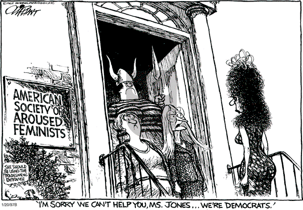 Pat Oliphant on Saturday December 12, 1998 Comic Strip