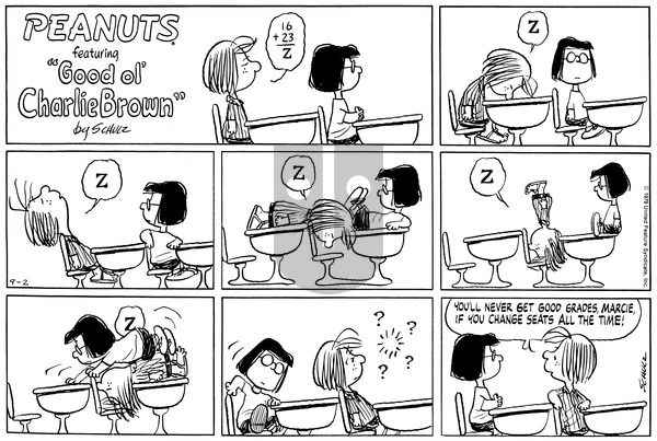 Peanuts on Sunday September 2, 1979 Comic Strip