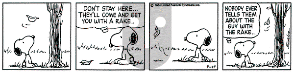 Peanuts on Saturday September 29, 1984 Comic Strip