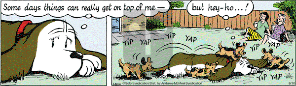 Fred Basset on Friday August 10, 2018 Comic Strip