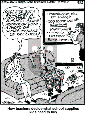 Close to Home on Monday September 25, 2006 Comic Strip