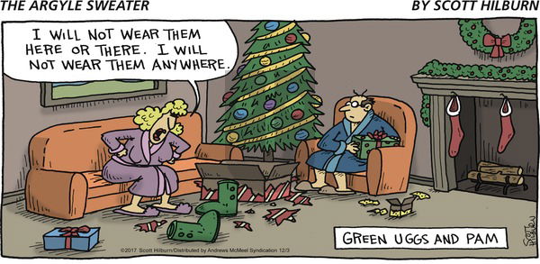 The Argyle Sweater on Sunday December 3, 2017 Comic Strip