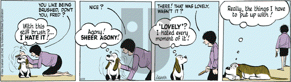 Fred Basset on Wednesday April 23, 2025 Comic Strip