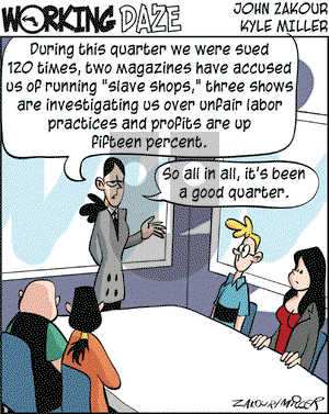 Working Daze on Wednesday March 31, 2004 Comic Strip