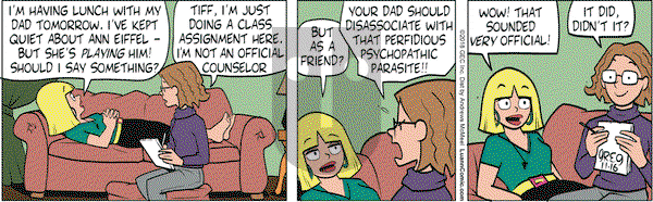 Luann on Friday November 16, 2018 Comic Strip