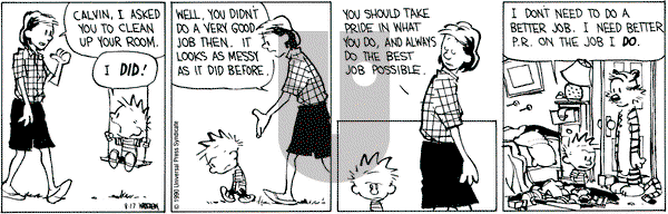 Calvin and Hobbes on Friday August 17, 1990 Comic Strip
