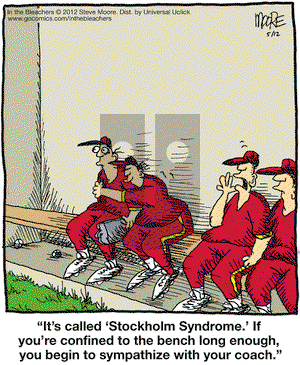 In the Bleachers on Saturday May 12, 2012 Comic Strip