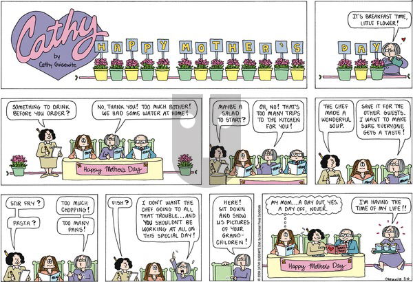 Cathy Classics on Sunday May 10, 2009 Comic Strip