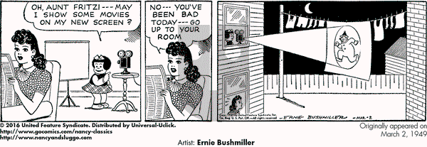 Nancy Classics - Friday December 1, 2023 Comic Strip