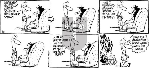 Baby Blues on Sunday February 4, 1990 Comic Strip