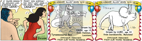 Alley Oop on Saturday January 17, 2009 Comic Strip