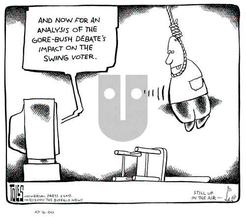Tom Toles on Friday October 6, 2000 Comic Strip
