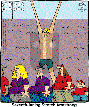In the Bleachers on Saturday October 13, 2018 Comic Strip