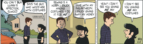 Luann on Tuesday August 25, 2009 Comic Strip