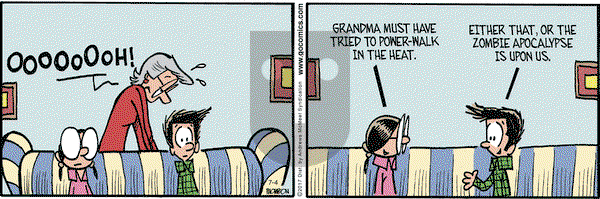 Grand Avenue on Saturday July 4, 2020 Comic Strip