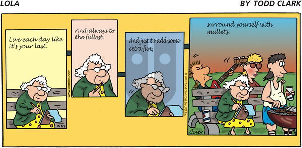 Lola on Sunday October 17, 2010 Comic Strip