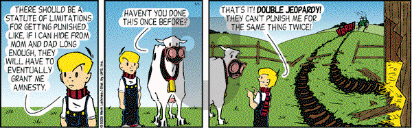 Cow and Boy Classics on Tuesday November 11, 2008 Comic Strip