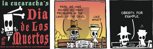 La Cucaracha on Tuesday October 25, 2016 Comic Strip