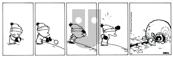 Calvin and Hobbes on Monday January 1, 1990 Comic Strip