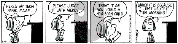 Peanuts on Tuesday March 3, 1981 Comic Strip