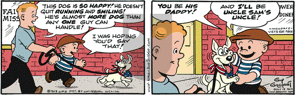 Nancy on Saturday July 13, 2013 Comic Strip