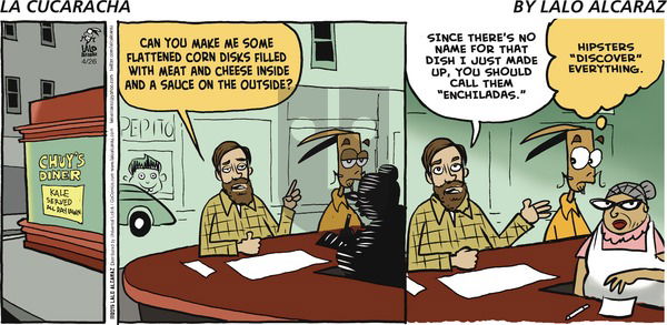 La Cucaracha on Sunday April 26, 2015 Comic Strip
