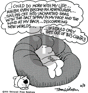 Ziggy on Saturday June 3, 1972 Comic Strip