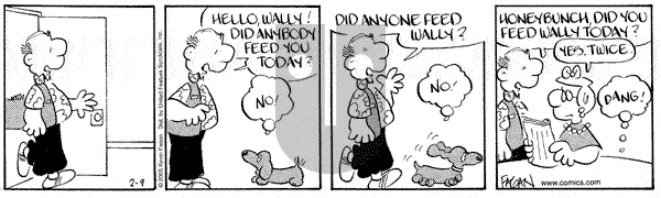 Drabble on Wednesday February 9, 2005 Comic Strip