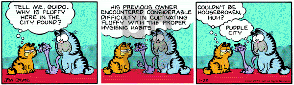 Garfield on Wednesday January 28, 1981 Comic Strip