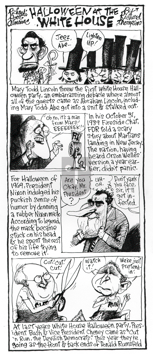 Richard's Poor Almanac on Tuesday October 27, 2015 Comic Strip