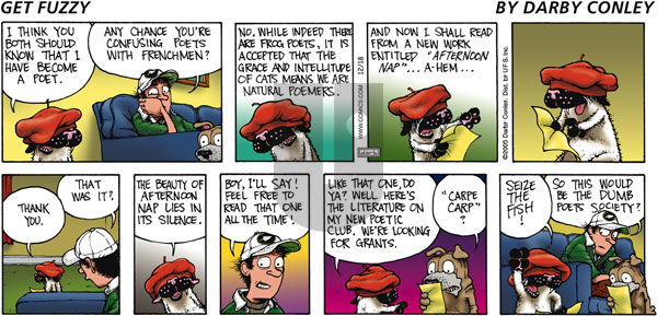Get Fuzzy on Sunday December 18, 2005 Comic Strip