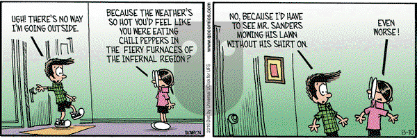 Grand Avenue on Wednesday August 10, 2016 Comic Strip