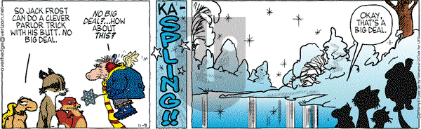Over the Hedge on Thursday November 7, 2013 Comic Strip