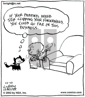 Kit 'N' Carlyle on Tuesday December 10, 2002 Comic Strip