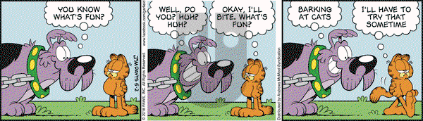 Garfield on Wednesday May 2, 2018 Comic Strip