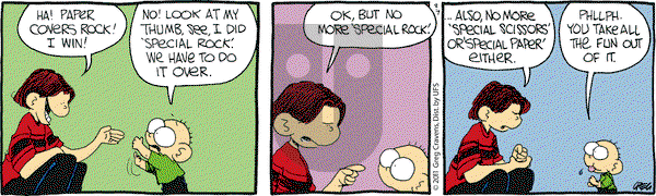 The Buckets on Monday February 7, 2011 Comic Strip