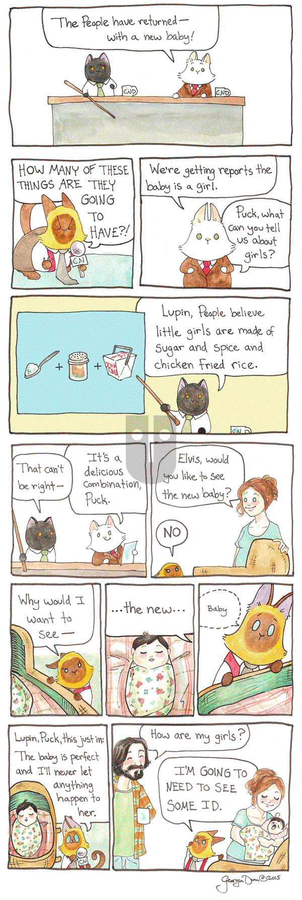 Breaking Cat News on Wednesday November 4, 2015 Comic Strip