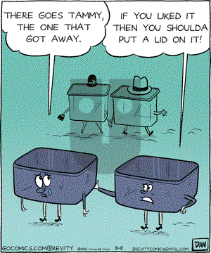 Brevity on Wednesday March 2, 2016 Comic Strip