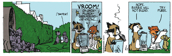 Over the Hedge on Thursday February 8, 2007 Comic Strip