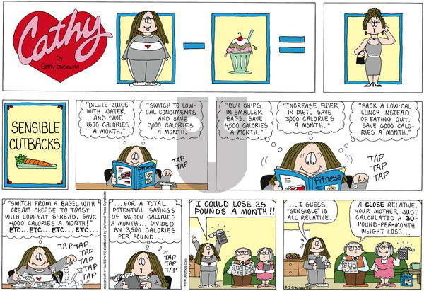 Cathy Classics on Sunday March 3, 2013 Comic Strip