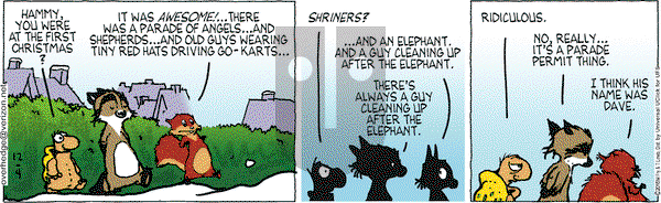 Over the Hedge on Friday December 4, 2015 Comic Strip