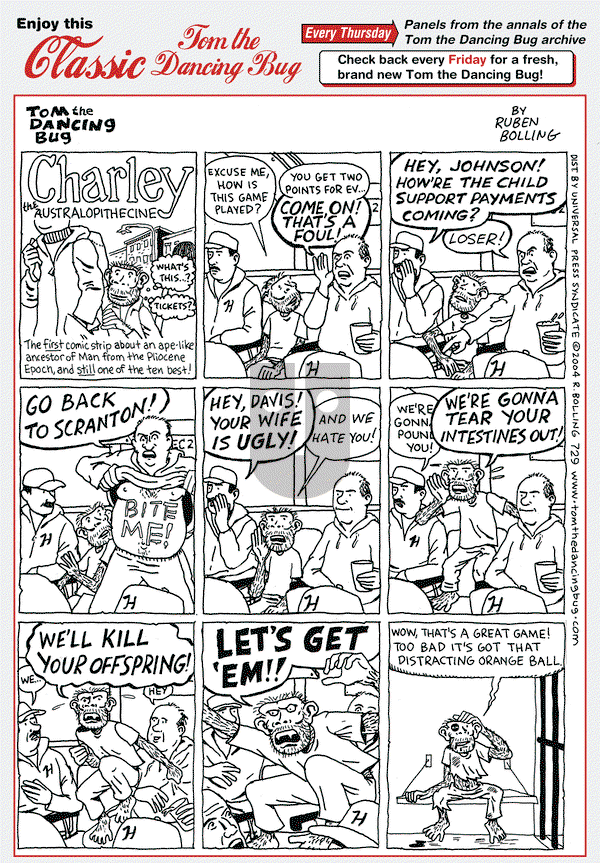 Tom the Dancing Bug on Thursday April 4, 2013 Comic Strip