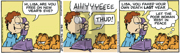 Garfield on Monday January 9, 2006 Comic Strip