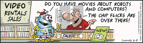 Frank and Ernest on Saturday May 9, 2015 Comic Strip
